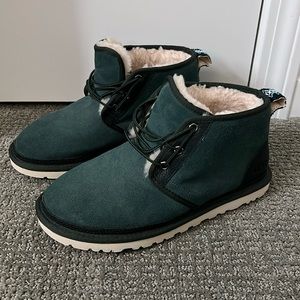 Ugg Neumel Mens Blue Suede Ankle Chukka Boots